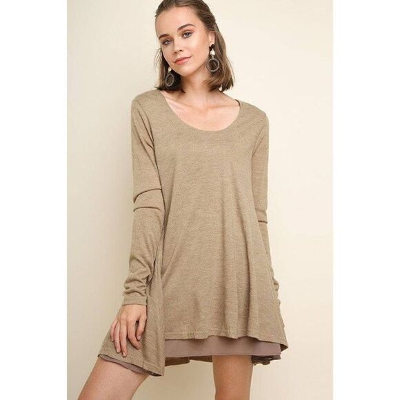 Nwt Umgee Long Sleeved Layered Tunic/Dress in Emerald Green Size Small Women's
S - Picture 6 of 6